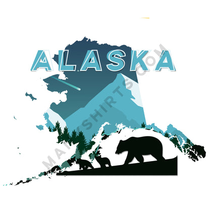 Alaska T-Shirt Classic Midweight Unisex T-Shirt ManyShirts.com 