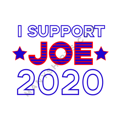 I Support Joe 2020 T-Shirt Classic Midweight Unisex T-Shirt ManyShirts.com 