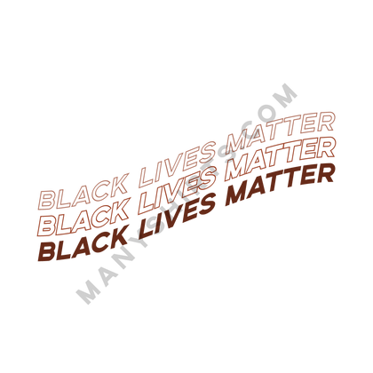 All Black Lives Matter T-Shirt Classic Midweight Unisex T-Shirt ManyShirts.com 
