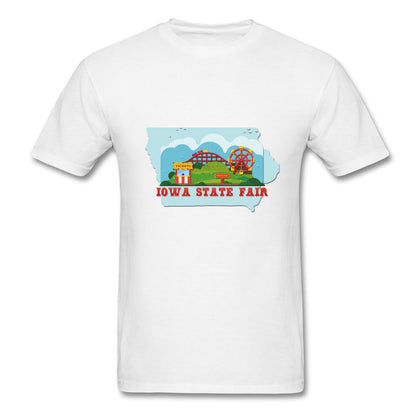 Iowa T-Shirt (state fair) Classic Midweight Unisex T-Shirt ManyShirts.com S 