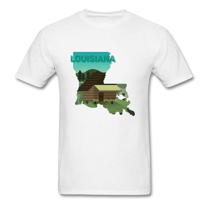 Louisiana T-Shirt (camp) Classic Midweight Unisex T-Shirt ManyShirts.com S 