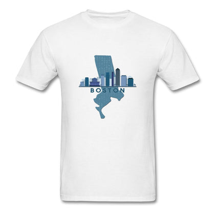 Massachusetts T-Shirt (Boston Firsts) Classic Midweight Unisex T-Shirt ManyShirts.com S 