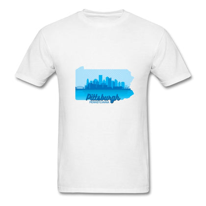 Pennsylvania T-Shirt (Pittsburgh) Classic Midweight Unisex T-Shirt ManyShirts.com S 