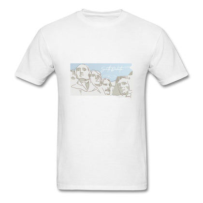 South Dakota T-Shirt Classic Midweight Unisex T-Shirt ManyShirts.com white S 