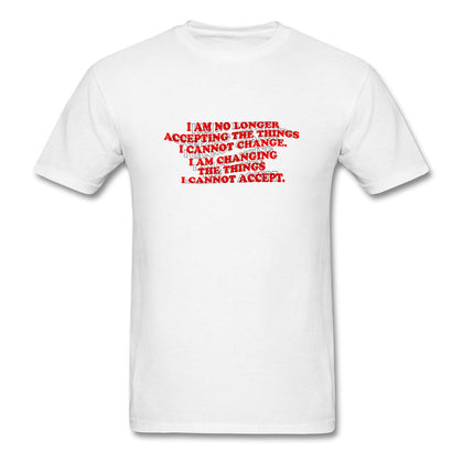 Accepting Change T-Shirt Classic Midweight Unisex T-Shirt ManyShirts.com S 