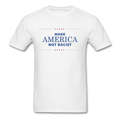 Make America Not Racist T-Shirt Classic Midweight Unisex T-Shirt ManyShirts.com S 