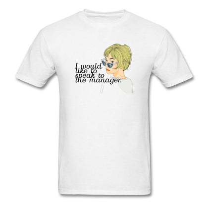 Karen Would Like To Speak To A Manager T-Shirt Classic Midweight Unisex T-Shirt ManyShirts.com S 