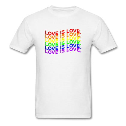 Love Is Love T-Shirt Classic Midweight Unisex T-Shirt ManyShirts.com S 