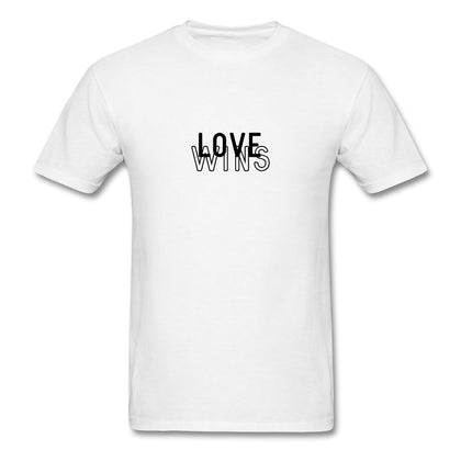 Love Wins T-Shirt Classic Midweight Unisex T-Shirt ManyShirts.com S 