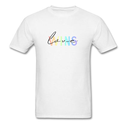 Rainbow Love Wins T-Shirt Classic Midweight Unisex T-Shirt ManyShirts.com S 