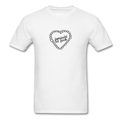 Feminist AF T-Shirt Classic Midweight Unisex T-Shirt ManyShirts.com S 