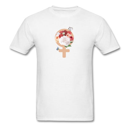 Floral Women's Symbol T-Shirt Classic Midweight Unisex T-Shirt ManyShirts.com S 