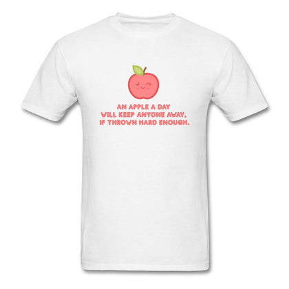 An Apple A Day T-Shirt Classic Midweight Unisex T-Shirt ManyShirts.com S 