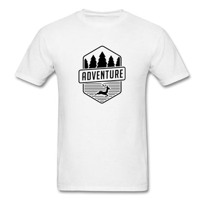 Adventure T-Shirt Classic Midweight Unisex T-Shirt ManyShirts.com white S 