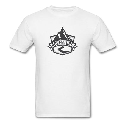 Adventure Badge 1 T-Shirt Classic Midweight Unisex T-Shirt ManyShirts.com white S 