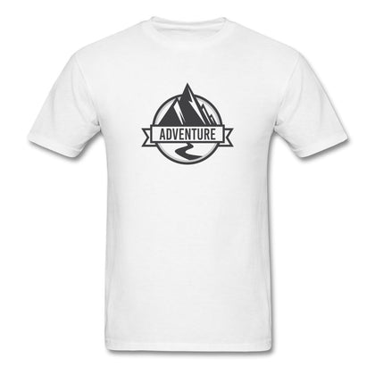 Adventure Badge 2 T-Shirt Classic Midweight Unisex T-Shirt ManyShirts.com white S 