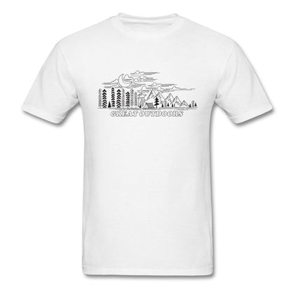 The Great Outdoors 1 T-Shirt Classic Midweight Unisex T-Shirt ManyShirts.com white S 