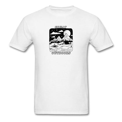 The Great Outdoors 3 T-Shirt Classic Midweight Unisex T-Shirt ManyShirts.com white S 