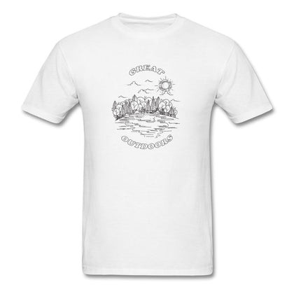 The Great Outdoors 2 T-Shirt Classic Midweight Unisex T-Shirt ManyShirts.com white S 