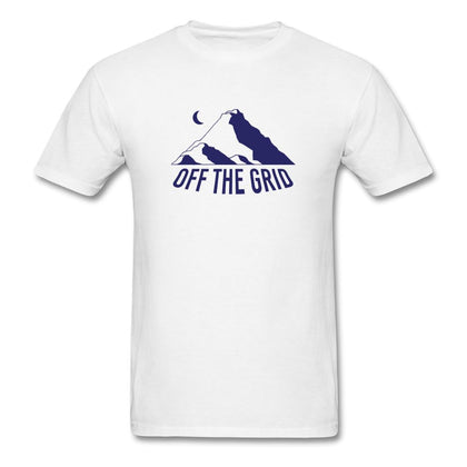 Off The Grid T-shirt Classic Midweight Unisex T-Shirt ManyShirts.com white S 