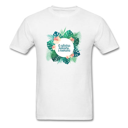 Hawaii Love One Another T-Shirt Classic Midweight Unisex T-Shirt ManyShirts.com white S 