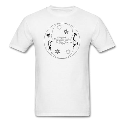 Bad Mouth Stars T-Shirt Classic Midweight Unisex T-Shirt ManyShirts.com white S 