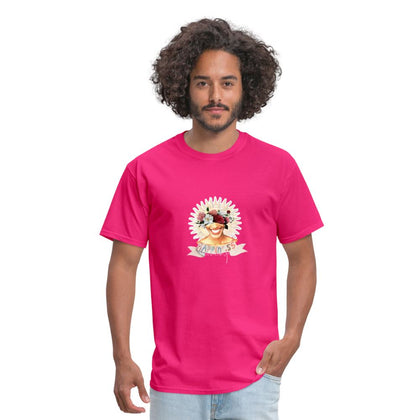 Happiness Becomes You Mens T-Shirt Unisex Classic T-Shirt | Fruit of the Loom 3930 SPOD fuchsia S 