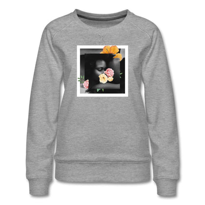 Bloom Women's Sweatshirt Women’s Premium Sweatshirt | Spreadshirt 1431 SPOD heather gray S 