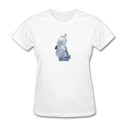 Blue Butterflies Women's T-Shirt Women's T-Shirt | Fruit of the Loom L3930R SPOD white S 