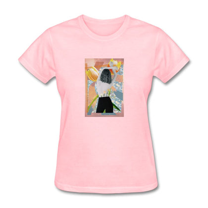 Tulips Women's T-Shirt Women's T-Shirt | Fruit of the Loom L3930R SPOD pink S 