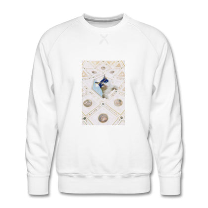 Peasant Cats Sweatshirt Men’s Premium Sweatshirt | Spreadshirt 1432 SPOD white S 