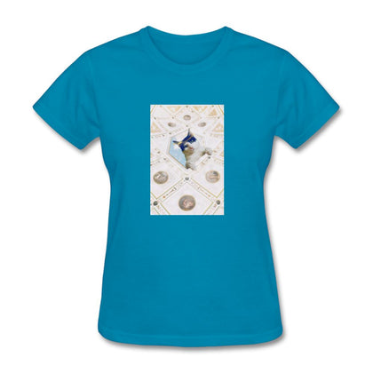 Peasant Cats Women's T-Shirt Women's T-Shirt | Fruit of the Loom L3930R SPOD turquoise S 