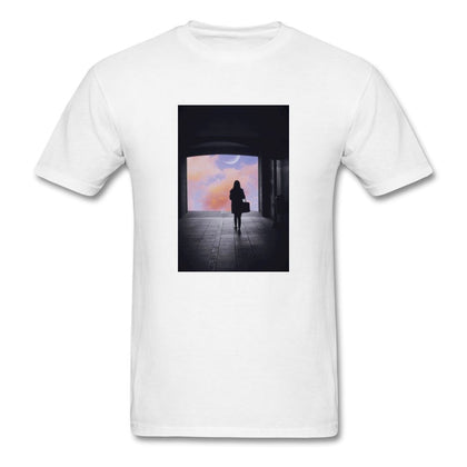 Walking Back Home T-Shirt Unisex Classic T-Shirt | Fruit of the Loom 3930 SPOD white S 