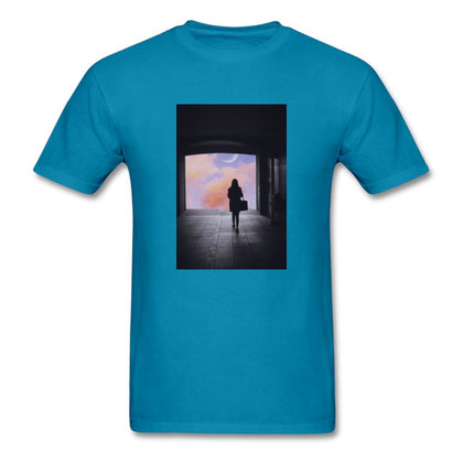 Walking Back Home T-Shirt Unisex Classic T-Shirt | Fruit of the Loom 3930 SPOD turquoise S 