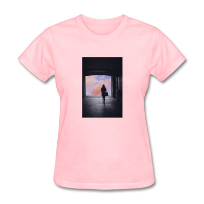 Walking Back Home Women's T-Shirt Women's T-Shirt | Fruit of the Loom L3930R SPOD pink S 