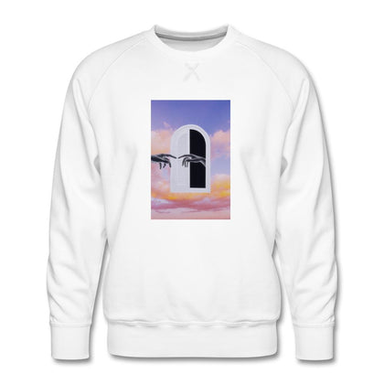 Going Home Men's Sweatshirt Men’s Premium Sweatshirt | Spreadshirt 1432 ManyShirts.com white S 
