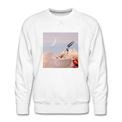 Bedtime Story Men's Sweatshirt Men’s Premium Sweatshirt | Spreadshirt 1432 ManyShirts.com white S 