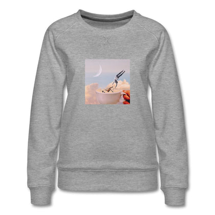 Bedtime Story Women's Sweatshirt Women’s Premium Sweatshirt | Spreadshirt 1431 ManyShirts.com heather gray S 