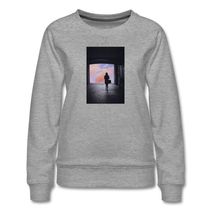 Walking Back Home Women's Sweatshirt Women’s Premium Sweatshirt | Spreadshirt 1431 ManyShirts.com heather gray S 