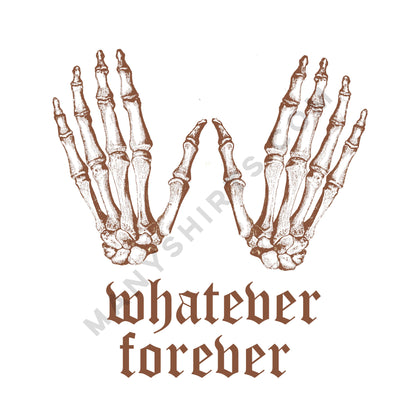 Whatever Forever T-Shirt Classic Midweight Unisex T-Shirt ManyShirts.com 