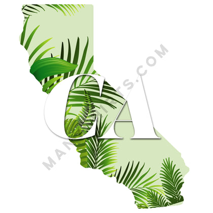 California T-Shirt Classic Midweight Unisex T-Shirt ManyShirts.com 