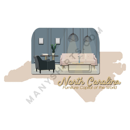 North Carolina T-Shirt (High Point Furniture) Classic Midweight Unisex T-Shirt ManyShirts.com 