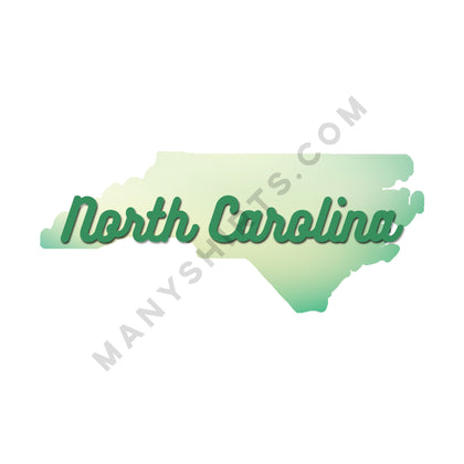 North Carolina T-Shirt (Emeralds) Classic Midweight Unisex T-Shirt ManyShirts.com 