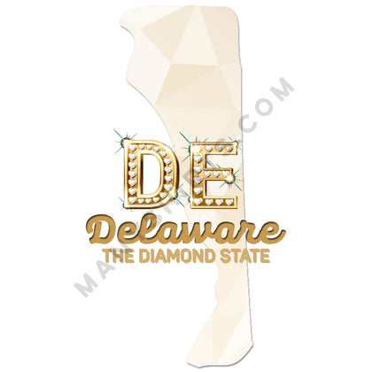 Delaware T-Shirt Classic Midweight Unisex T-Shirt ManyShirts.com 