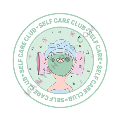 Self Care Club T-Shirt Classic Midweight Unisex T-Shirt ManyShirts.com 