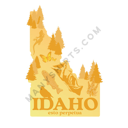 Idaho T-Shirt Classic Midweight Unisex T-Shirt ManyShirts.com 