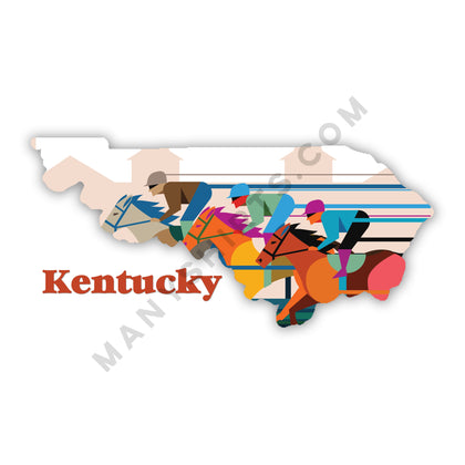 Kentucky T-Shirt (Derby) Classic Midweight Unisex T-Shirt ManyShirts.com 