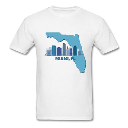 Florida T-Shirt (Miami) Classic Midweight Unisex T-Shirt ManyShirts.com S 