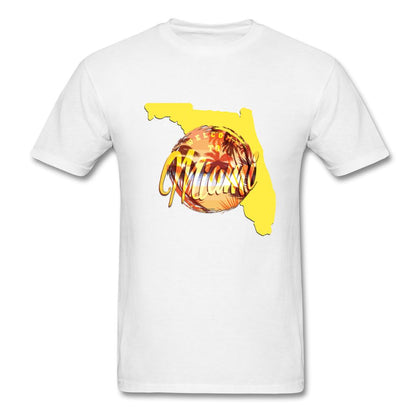 Florida T-Shirt (Welcome to Miami) Classic Midweight Unisex T-Shirt ManyShirts.com S 