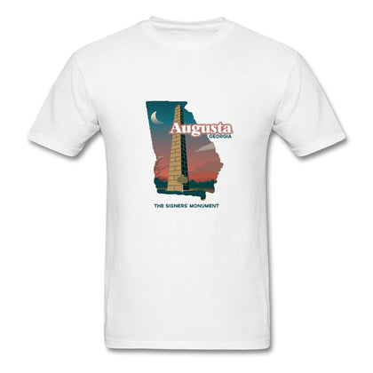 Georgia T-Shirt (Signers Monument) Classic Midweight Unisex T-Shirt ManyShirts.com S 